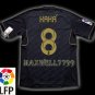 NEW 11-12 REAL MADRID AWAY KAKA' 8 LFP PATCH SOCCER SHIRT JERSEY