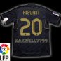 NEW 11-12 REAL MADRID AWAY HIGUAIN 20 LFP PATCH SOCCER SHIRT JERSEY