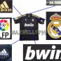 NEW 11-12 REAL MADRID AWAY HIGUAIN 20 LFP PATCH SOCCER SHIRT JERSEY