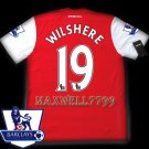 NEW 11-12 ARSENAL HOME WILSHERE 19 PREMIER PATCH SOCCER SHIRT JERSEY