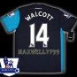 NEW 11-12 ARSENAL 3RD WALCOTT 14 PREMIER PATCH SOCCER SHIRT JERSEY