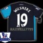 NEW 11-12 ARSENAL 3RD WILSHERE 19 PREMIER PATCH SOCCER SHIRT JERSEY