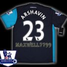 NEW 11-12 ARSENAL 3RD ARSHAVIN 23 PREMIER PATCH SOCCER SHIRT JERSEY