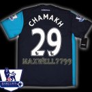 NEW 11-12 ARSENAL 3RD CHAMAKH 29 PREMIER PATCH SOCCER SHIRT JERSEY
