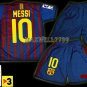 11-12 BARCELONA HOME MESSI 10 LFP+TV3 PATCH KITS KIDS SHORTS JERSEY # S,M,L