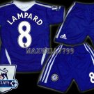11-12 CHELSEA HOME LAMPARD 8 PREMIER PATCH KITS KIDS SHORTS JERSEY # M,XL