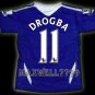 11-12 CHELSEA HOME DROGBA 11 PREMIER PATCH KITS KIDS SHORTS JERSEY # M,XL