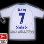 NEW 11-12 SCHALKE 04 AWAY RAUL 7 BUNDES LIGA PATCH SOCCER SHIRT JERSEY