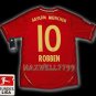 NEW 11-12 BAYERN MUNICH HOME ROBBEN 10 BUNDES LIGA PATCH SOCCER SHIRT JERSEY