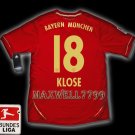 NEW 11-12 BAYERN MUNICH HOME KLOSE 18 BUNDES LIGA PATCH SOCCER SHIRT JERSEY