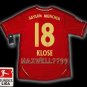 NEW 11-12 BAYERN MUNICH HOME KLOSE 18 BUNDES LIGA PATCH SOCCER SHIRT JERSEY