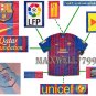 NEW 11-12 BARCELONA HOME FABREGAS 4 LFP+TV3 PATCH SOCCER SHIRT JERSEY