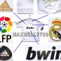 NEW 11-12 REAL MADRID HOME BLANK LFP PATCH SOCCER SHIRT JERSEY