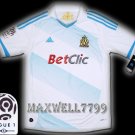NEW 11-12 OLYMPIQUE MARSEILLE HOME BLANK LIGUE 1 PATCH SOCCER SHIRT JERSEY