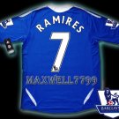 NEW 11-12 CHELSEA HOME RAMIRES 7 PREMIER PATCH SOCCER SHIRT JERSEY