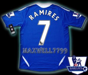 NEW 11-12 CHELSEA HOME RAMIRES 7 PREMIER PATCH SOCCER SHIRT JERSEY