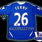NEW 11-12 CHELSEA HOME TERRY 26 PREMIER PATCH SOCCER SHIRT JERSEY