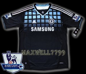 NEW 11-12 CHELSEA AWAY BLANK PREMIER PATCH SOCCER SHIRT JERSEY