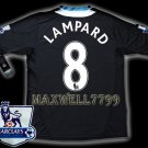 NEW 11-12 CHELSEA AWAY LAMPARD 8 PREMIER PATCH SOCCER SHIRT JERSEY