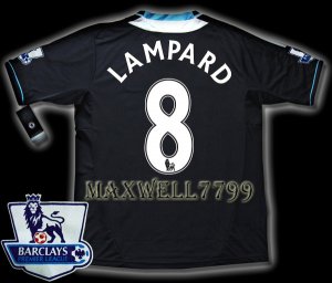 NEW 11-12 CHELSEA AWAY LAMPARD 8 PREMIER PATCH SOCCER SHIRT JERSEY