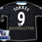NEW 11-12 CHELSEA AWAY TORRES 9 PREMIER PATCH SOCCER SHIRT JERSEY