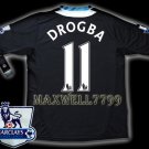 NEW 11-12 CHELSEA AWAY DROGBA 11 PREMIER PATCH SOCCER SHIRT JERSEY