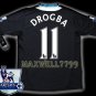 NEW 11-12 CHELSEA AWAY DROGBA 11 PREMIER PATCH SOCCER SHIRT JERSEY