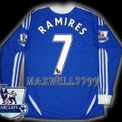 NEW 11-12 CHELSEA HOME RAMIRES 7 PREMIER PATCH SOCCER SHIRT LS JERSEY