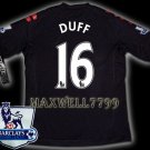 NEW 11-12 FULHAM AWAY DUFF 16 PREMIER PATCH SOCCER SHIRT JERSEY