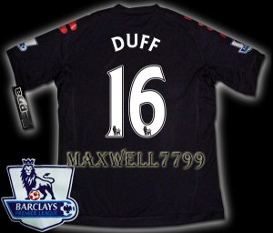 NEW 11-12 FULHAM AWAY DUFF 16 PREMIER PATCH SOCCER SHIRT JERSEY