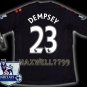 NEW 11-12 FULHAM AWAY DEMPSEY 23 PREMIER PATCH SOCCER SHIRT JERSEY