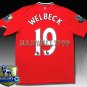 NEW 11-12 MANCHESTER UNITED HOME WELBECK 19 CHAMP PREMIER PATCH SOCCER SHIRT JERSEY