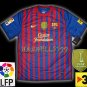 NEW 11-12 BARCELONA HOME FABREGAS 4 LFP+TV3 PATCH SOCCER SHIRT JERSEY