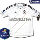 FINAL EURO 2012 GERMANY HOME BLANK EURO2012 RESPECT PATCHES SHIRT JERSEY