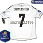 FINAL EURO 2012 GERMANY HOME SCHWEINSTEIGER 7 EURO2012 RESPECT PATCHES SHIRT JERSEY