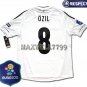 FINAL EURO 2012 GERMANY HOME OZIL 8 EURO2012 RESPECT PATCHES SHIRT JERSEY