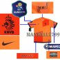 FINAL EURO 2012 HOLLAND HOME BLANK EURO2012 RESPECT PATCHES SHIRT JERSEY
