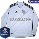 FINAL EURO 2012 GERMANY HOME BLANK EURO2012 RESPECT PATCHES LS SHIRT JERSEY