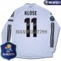 FINAL EURO 2012 GERMANY HOME KLOSE 11 EURO2012 RESPECT PATCHES LS SHIRT JERSEY