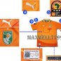 AFRICA CUP 2012 IVORY COAST HOME BLANK CAF PATCHE SHIRT JERSEY