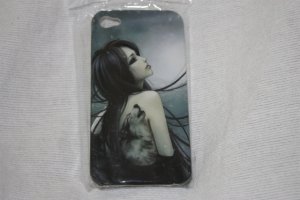Tattoo Girl Iphone 4 and Iphone 4G Case Werewolf Girl