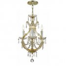 Crystorama Crystal Maria Theresa Chandelier in Gold NEW