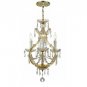 Crystorama Crystal Maria Theresa Chandelier in Gold NEW