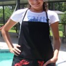 barbeque style aprons with novelty prints, lobster print