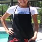 barbeque style aprons with novelty prints, lobster print