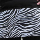 zebra print novelty apron,3 pocket,new