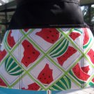 watermelon covered 3 pocket novelty print apron