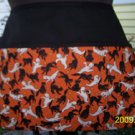 cats and ghouls halloween print waist apron