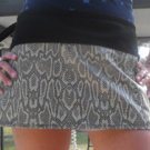 leatherettes,3 pocket faux leather  print apron,snake prints,beige rattler