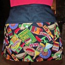 salsa print waist apron,3 pocket